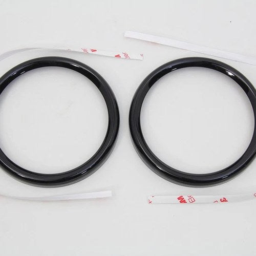 4 inch Gauge Bezel Cover Black Set for Harley-Davidson