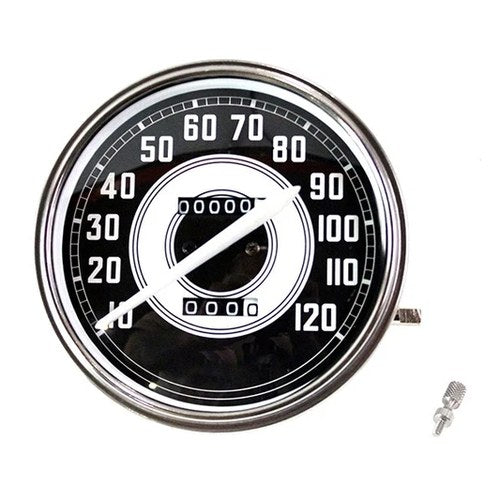 Replica 2:1 Speedometer with White Needle for Harley-Davidson