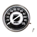 Replica 2:1 Speedometer with White Needle for Harley-Davidson