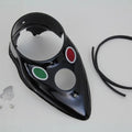 Black Cateye Dash Panel for Harley-Davidson