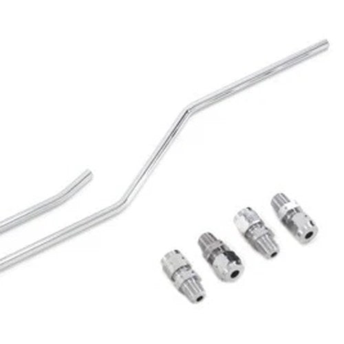 Chrome Oil Line Set for Harley-Davidson