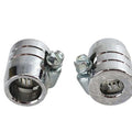 Smooth Chrome Econo Seal Hose End for Harley-Davidson