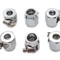 Hex Chrome Econo Seal Hose End for Harley-Davidson