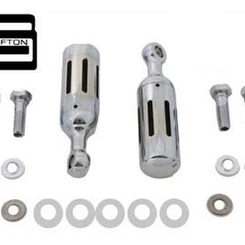Sifton Dual Canister Set Chrome for Harley-Davidson