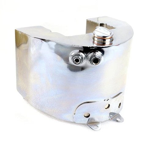 Replica Oil Tank Chrome with Smooth Top for Harley-Davidson