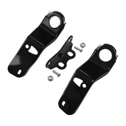 Vivid Black Fairing Support Bracket Mount Kit Fit For Harley Low Rider ST 22-25