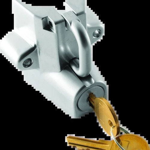 Bikers Choice Chrome Motorcycle Helmet Lock Fits 7/8 - 1 1/4 Tubing