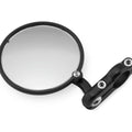 Crg Hindsight For 3 In. Round Bar-End Mirror Right - Black