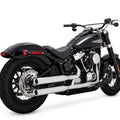 Vance & Hines For HD Softail 18-22 Eliminator S/OS Chrome Slip-On Exhaust