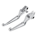 2x Brake Clutch Lever Chrome Fit For Harley Road King Dyna Fat Boy Softail Fxdb