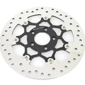 V-Twin 78524BP Floating Stainless Steel Black & Polished For 11.8 Inch Front