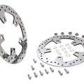 Duro For 23-0079 11.8 Inch Drilled Front Brake Disc Set - Mirror Polished