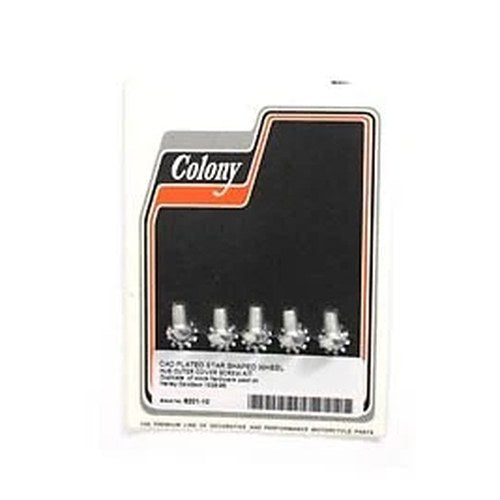 Colony 8201-10 Cadmium Wheel Hub For Star Screws