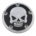V-Twin 301711 Skull Design For 5 Hole Ignition System Cover Chrome