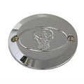 V-Twin For 42-1058 Skull Ignition System Cover - 2-Hole Chrome Horizontal