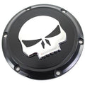 V-Twin 78286B Black For 6 Hole Skull Derby Cover