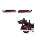 Pair Saddlebag Hinge Latch Covers Fit For Harley Touring Road King Glide 14-24