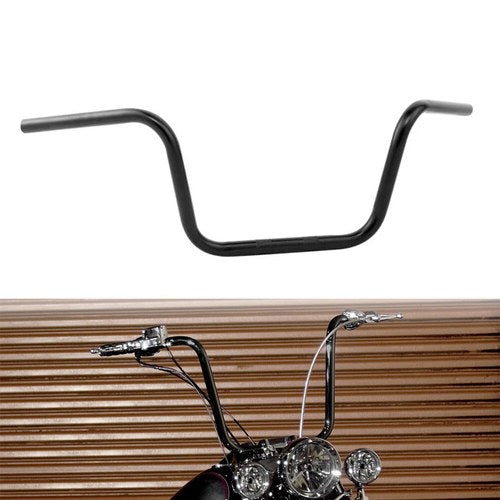 10" Rise 1'' Ape Hanger Handlebar Fit For Harley Sportster XL883 1200 Flst Fxst