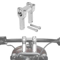 Chrome 4" Handlebar 1 1/4'' Bar Risers Fit For Harley Dyna Softail Fatboy Deluxe