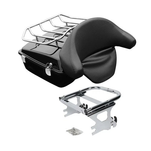 10.7'' Chopped Trunk Mount Rack Fit For Harley Touring Glide 97-08