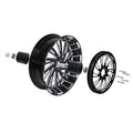 18x5.5'' Rear Wheel Rim Hub Belt Pulley Sprocket Fit For Harley Road Glide 97-08