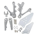 Front Rider Driver Footrest Foot Pegs Brackets Fit For Kawasaki Ninja ZX6R 09-18