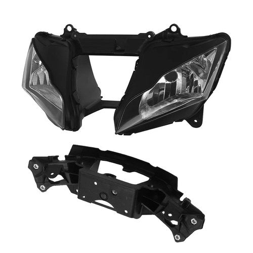 Headlight W/ Upper Fairing Stay Bracket Fit For Kawasaki Ninja ZX10R 2011-2015