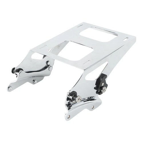 Two Up Mount Rack & 4 Point Docking Hardware Fit For Harley Touring 14-2026