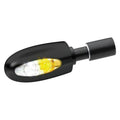 Kuryakyn 2557 BL 1000 PL Series Bar-End Black Front Indicator Light