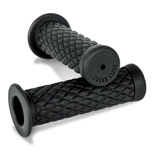 Burly Brand B16-1004 Rubber Diamondback Grips