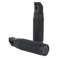 Burly Brand Slash Cut Passenger Black Foot Pegs