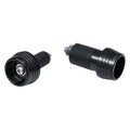 For BMW S1000RR 2009-2019 Kuryakyn 3814 Lodestar Black Rear Axle Sliders
