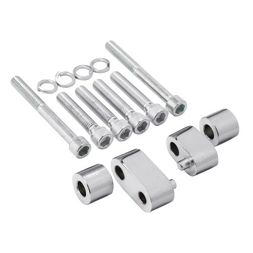 Chrome Driver Floorboard Spacer Extension Kit Fit For Harley Road Glide 15-23
