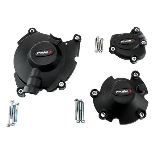 For Yamaha MT-10 2018-2020 Puig Black Engine Protective Cover