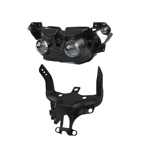 Front Headlight Assembly & Upper Stay Bracket Fit for Yamaha Yzf R1 2009-2011