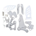 Front Rider Foot pegs Footrests Bracket Set Fit For Suzuki GSXR600 GSXR750 06-10