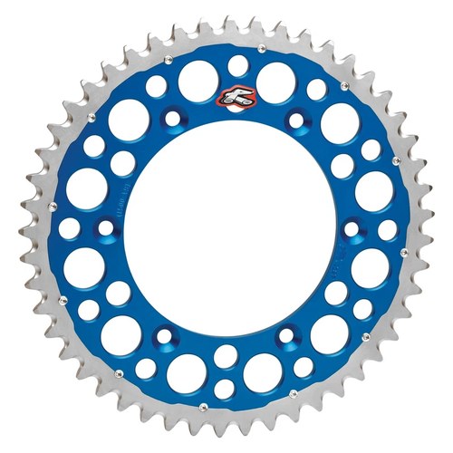 For Yamaha WR250F 01-21 Renthal 1500-520-49GPBU Twinring Groved Rear Chainwheel