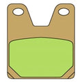 For Yamaha Yzf R1 1998-2001 Vesrah VD-264JL Rear Sintered Metal Brake Pads