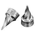 For Harley-Davidson Sportster 1200 1988-2007 Kuryakyn Twisted Chrome Axle Caps