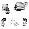 For Harley-Davidson Dyna 96-17 Chrome Brake & Clutch Control Dress-Up Kit