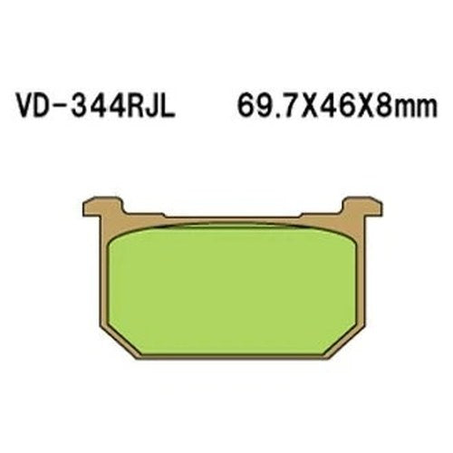 For Suzuki GSXR600 1997-2003 Vesrah Front Racing Brake Pads