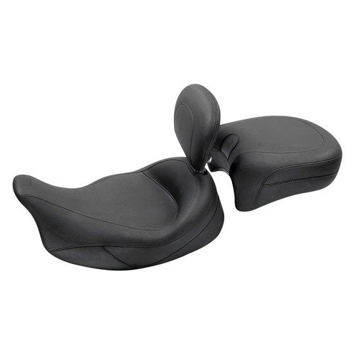 For Harley-Davidson Road King 08-21 Super Touring Solo Seat w Driver Backrest