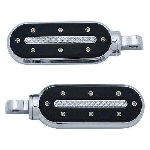 Kuryakyn 7031 Heavy Industry Foot Pegs Chrome
