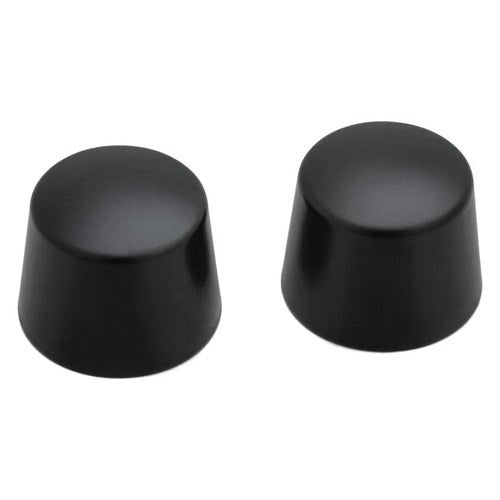 For Harley-Davidson Road King 08-17 Kuryakyn 1229 Front Satin Black Axle Caps