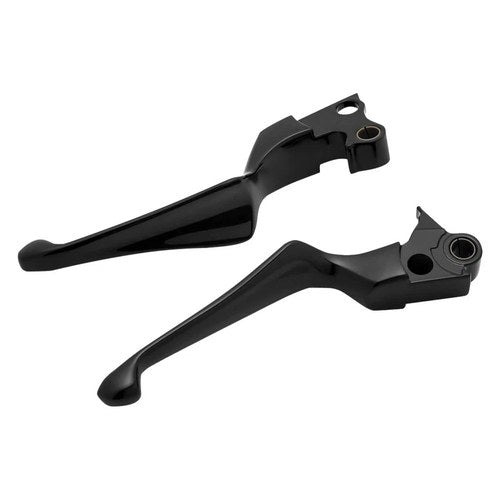 For Harley-Davidson Dyna 1996-2010 Kuryakyn 1847 Gloss Black Boss Blade Levers