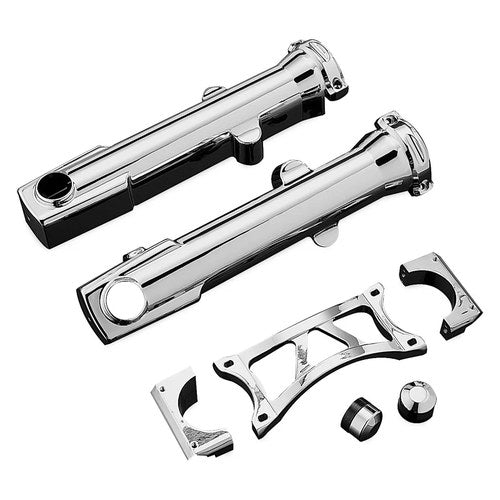 For Harley-Davidson Forty Eight 2010-2021 Kuryakyn Chrome Fork Skins