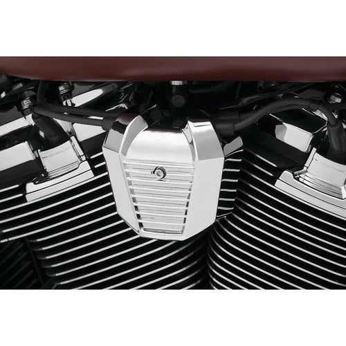 For Harley-Davidson Fat Bob 2018-2021 Kuryakyn 6466 Precision Chrome Coil Cover