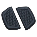 For Harley-Davidson Road King 94-19 Hex Passenger's Floorboard Inserts Black