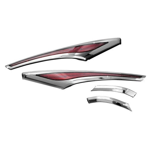 For Honda Goldwing 1800 2014-2017 Kuryakyn LED Chrome Saddlebag Accent Swoops