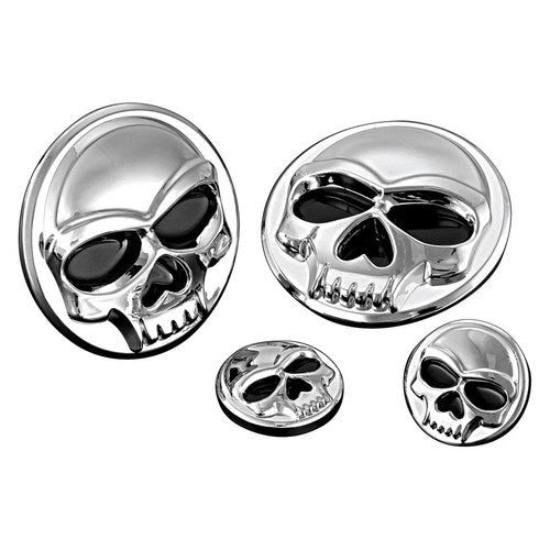 Kuryakyn 1492 1" Zombie Custom Chrome Medallions